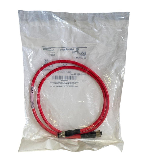 NEW ALLEN BRADLEY 889D-F8NBDM-1 /B QD CORDSET DC MICRO STRAIGHT 1M 889DF8NBDM1