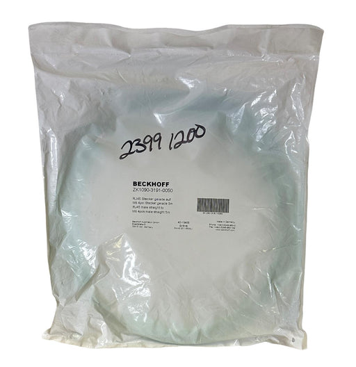 NEW BECKHOFF ZK1090-3191-0050 / ZK109031910050 RJ45 EtherCAT M8 FIELDBUS CABLE