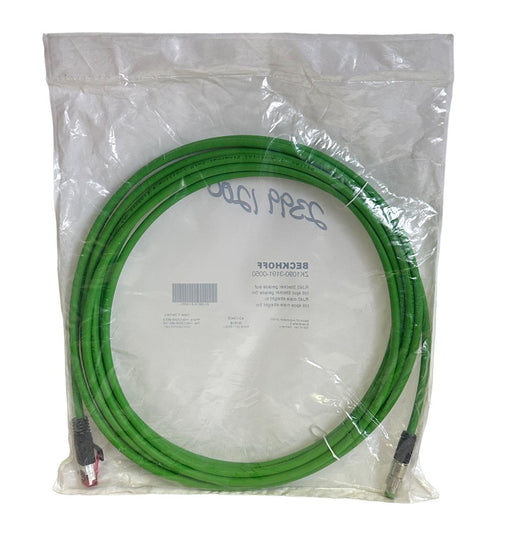 NEW BECKHOFF ZK1090-3191-0050 / ZK109031910050 RJ45 EtherCAT M8 FIELDBUS CABLE