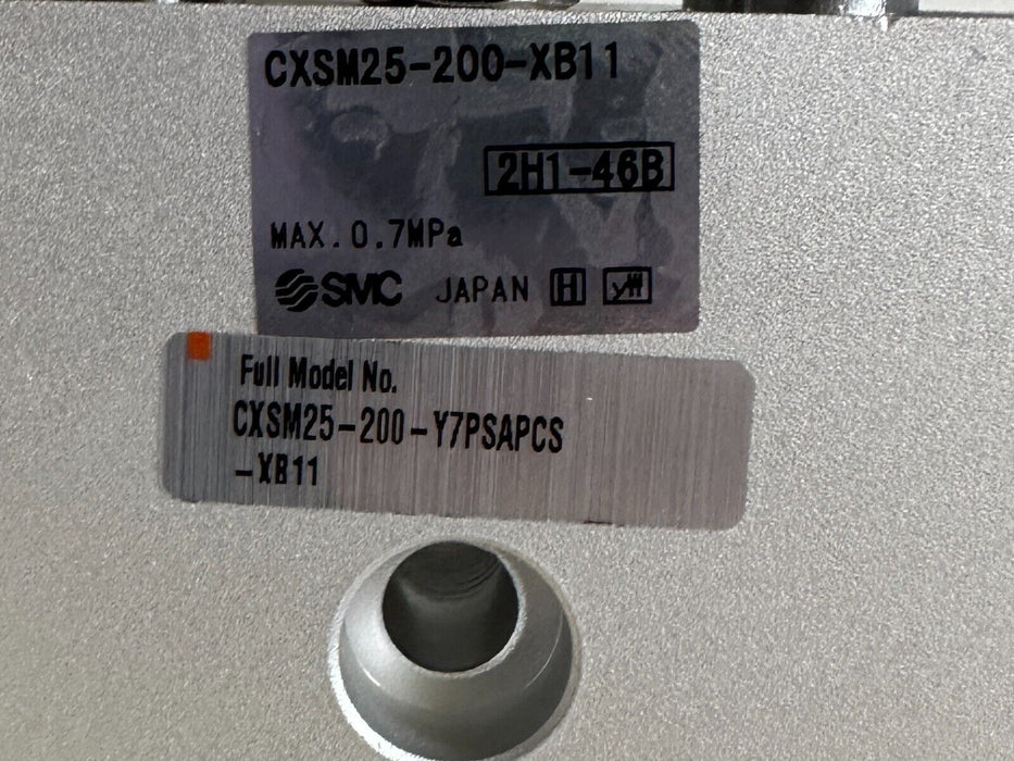 NEW SMC CXSM25-200-Y7PSAPCS-XB11 / CXSM25200Y7PSAPCSXB11 AIR CYLINDER