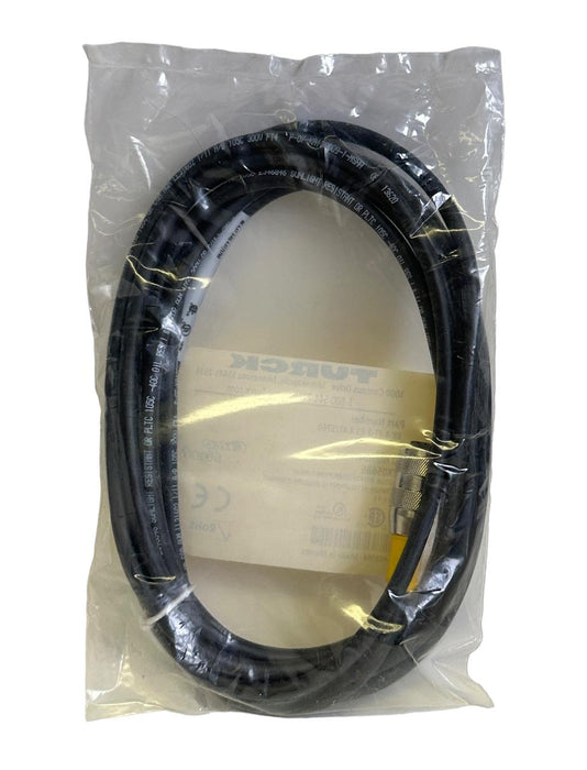NEW TURCK RK 4.4T-3-RS 4.4T/S760 / RK44T3RS44TS760 M12 EURO CORDSET 3M UX05686