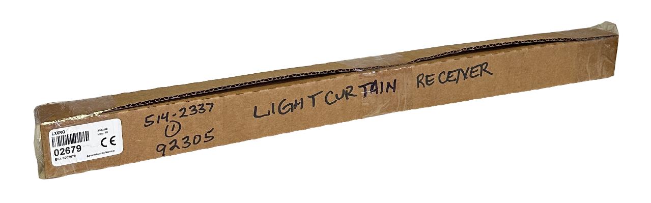 NEW BANNER LX6RQ LX SERIES LIGHT CURTAIN RECEIVER 300mm-2m 10-30Vdc 02679