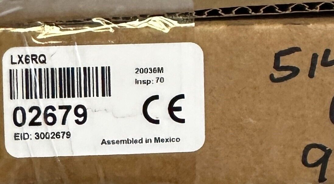 NEW BANNER LX6RQ LX SERIES LIGHT CURTAIN RECEIVER 300mm-2m 10-30Vdc 02679