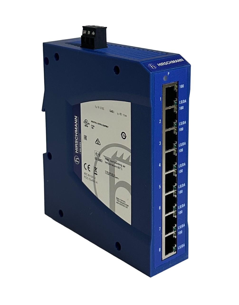 NEW HIRSCHMANN SPIDER II 8TX EtherNet RAIL SWITCH 8-PORT 943 957-001 ...