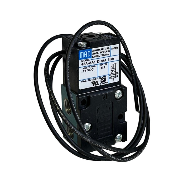 NEW MAC 45A-AA1-DDAA-1BA / 45AAA1DDAA1BA 4-WAY SOLENOID VALVE 24VDC 45 SERIES