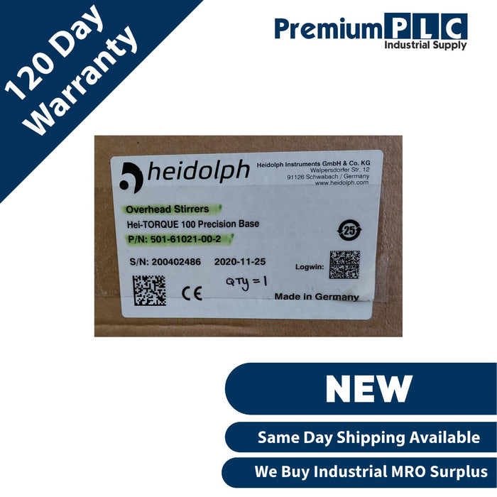 HEIDOLPH 501-61021-00-2 Hei-TORQUE 100 PRECISION BASE OVERHEAD STIRRER NSMP