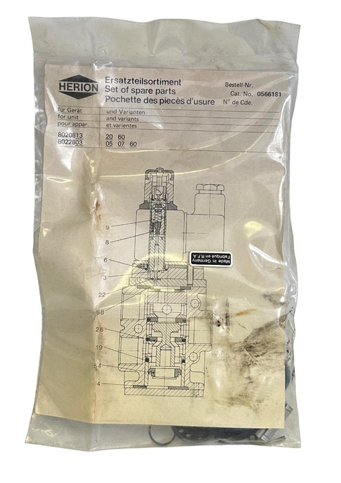 NEW HERION 0566181 SPARE PARTS KIT FOR 8020813 (20,60) 8022803 (05,07,60)