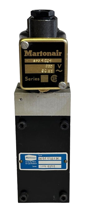 NEW MARTONAIR M1/152/M / M1152M SOLENOID VALVE W/ COIL SPD 1201 220V 60Hz