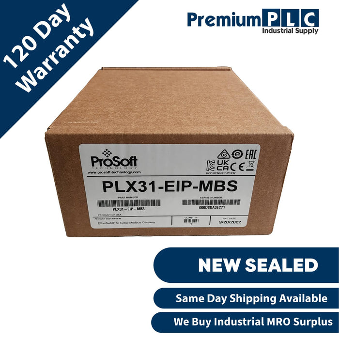 NEW PROSOFT PLX31-EIP-MBTCP EtherNet/IP to Modbus TCP/IP COMMUNICATION GATEWAY