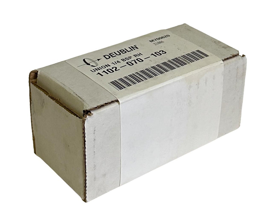NEW SEALED DEUBLIN 1102-070-103 / 1102070103 ROTARY UNION 1/4'' BSP RH RADIAL