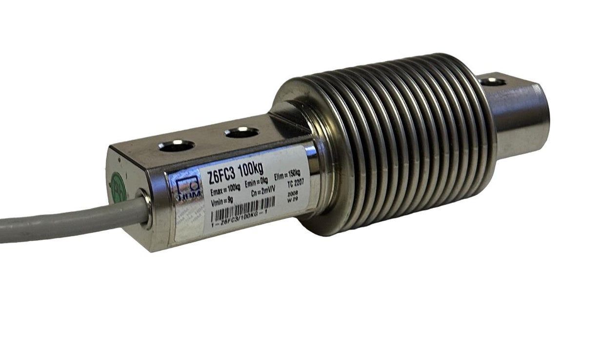 NEW HBM 1-Z6FC3/100KG-1 / Z6FC3 100kg LOAD CELL 100KG CAPACITY RATING 2mV NNB