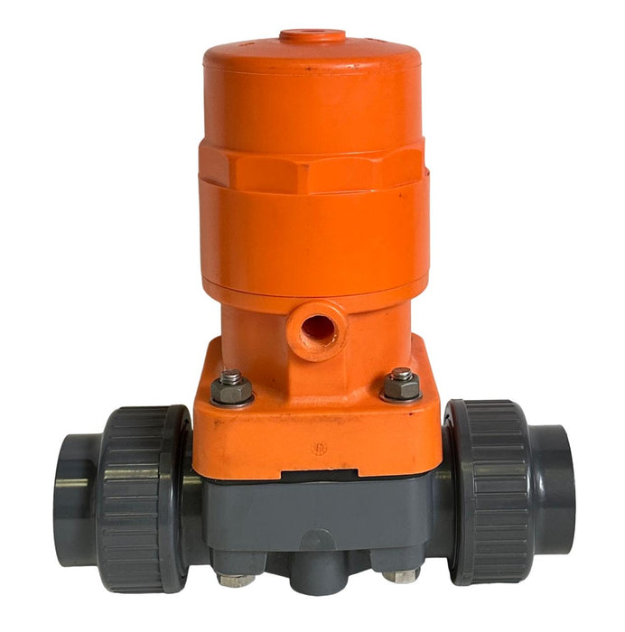 NEW GEORG FISCHER 018-PVC/EPDM / 018PVCEPDM DIAPHRAGM VALVE W/ PILOT CH-8201