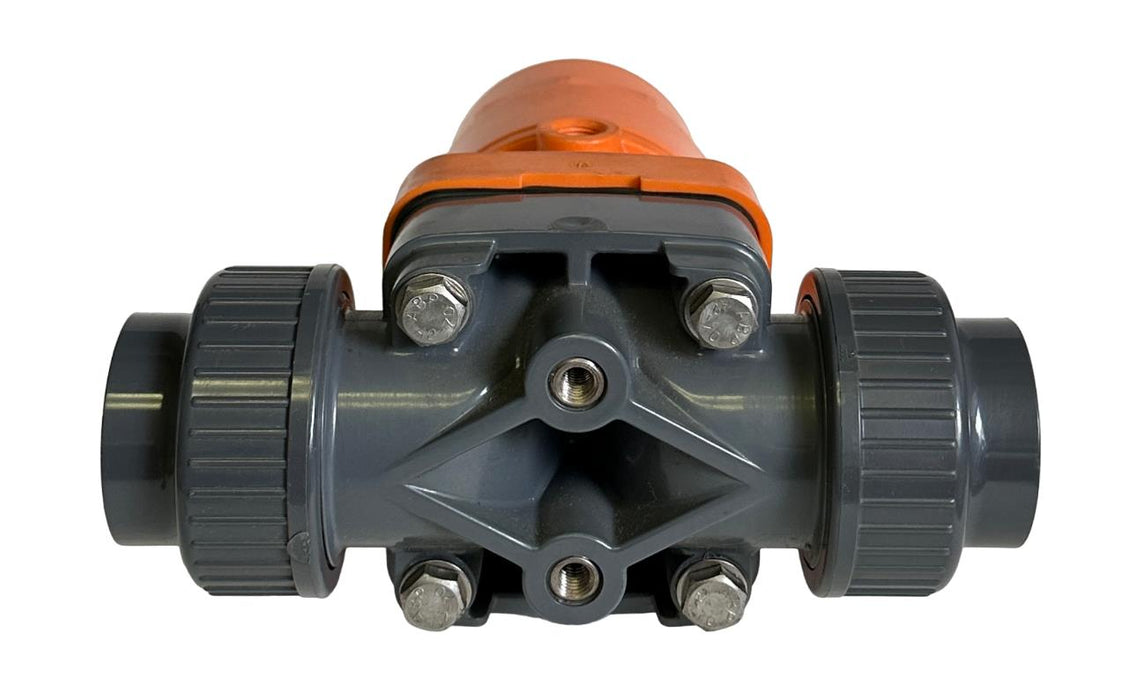 NEW GEORG FISCHER 018-PVC/EPDM / 018PVCEPDM DIAPHRAGM VALVE W/ PILOT CH-8201