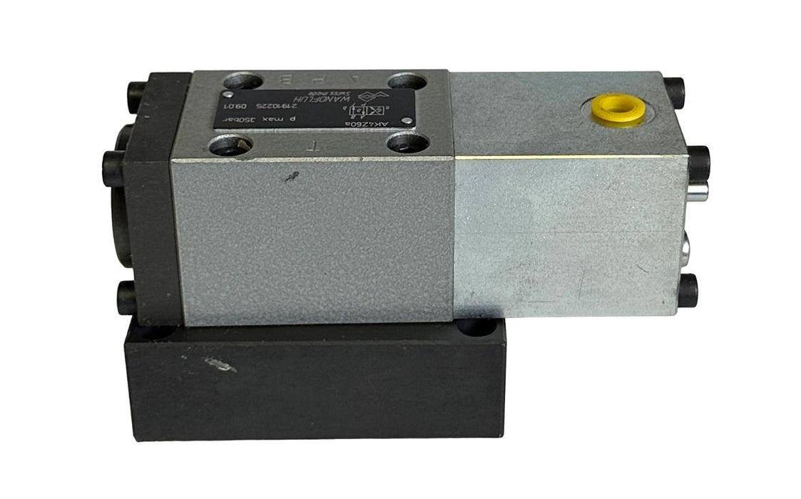 NEW WANDFLUH AK4Z60a SPOOL CONTROL VALVE 21910225 21906169 350BAR