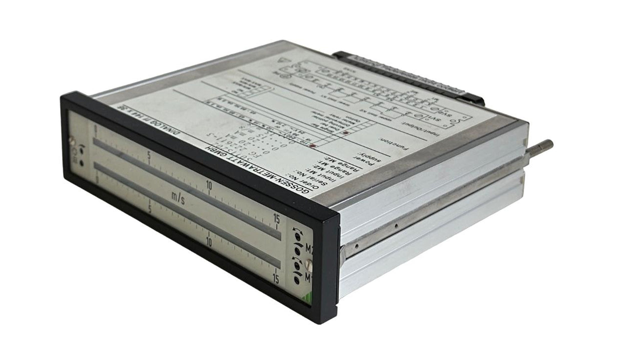 NEW GOSSEN-METRAWATT GMBH DINALOG ff 144 x 36 110-240V DUAL BAR MEASURING UNIT