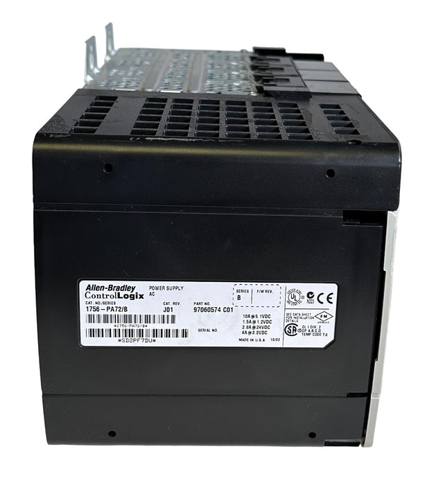 ALLEN BRADLEY ControlLogix Logix5561 PLC SYSTEM 1756-L61 /B 1756-ENBT /A 4-SLOT