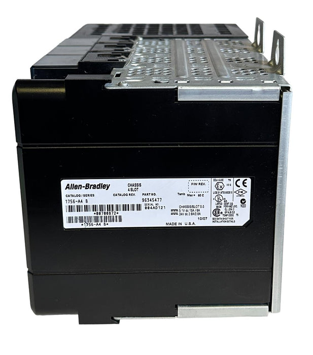 ALLEN BRADLEY ControlLogix Logix5561 PLC SYSTEM 1756-L61 /B 1756-ENBT /A 4-SLOT