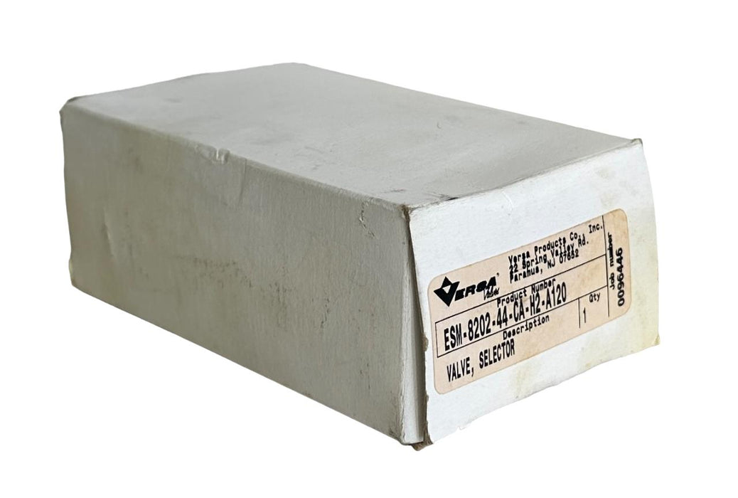 NEW VERSA VALVES ESM-8202-44-CA-H2-A120 / ESM820244CAH2A120 SOLENOID VALVE 120V