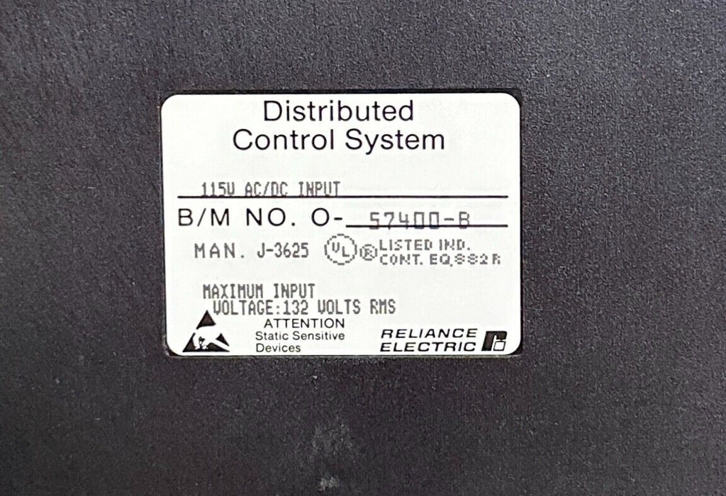 NEW RELIANCE ELECTRIC 57C400 / 57400-B / 57400 INPUT MODULE 115V AC/DC