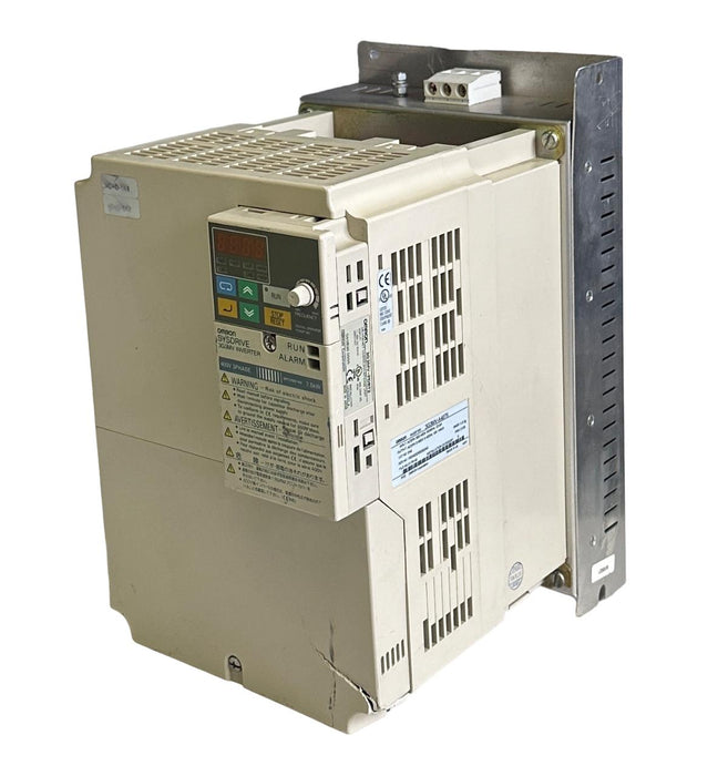 OMRON 3G3MV-A4075 / 3G3MVA4075 INVERTER DRIVE 7.5kW/10HP 380-460V 3G3MV-PDRT2