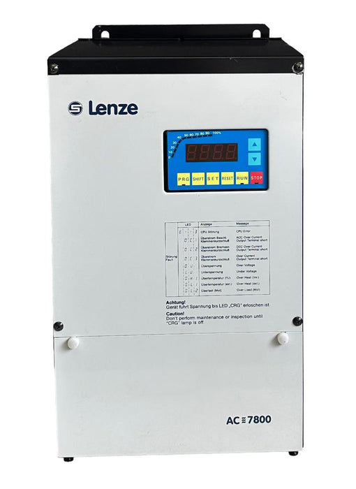 LENZE 8/7850/1041 / 7811.1 / 329167 AC 7800 DRIVE 3L 380/460V 50/60Hz 78111