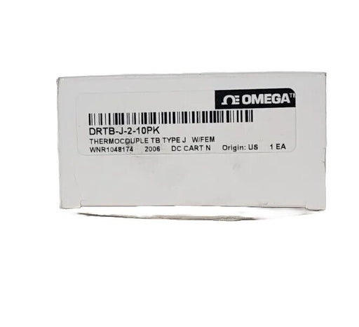 LOT OF 3 NIB OMEGA DRTB-J-2-10PK THERMOCOUPLES TB TYPE J W/FEM