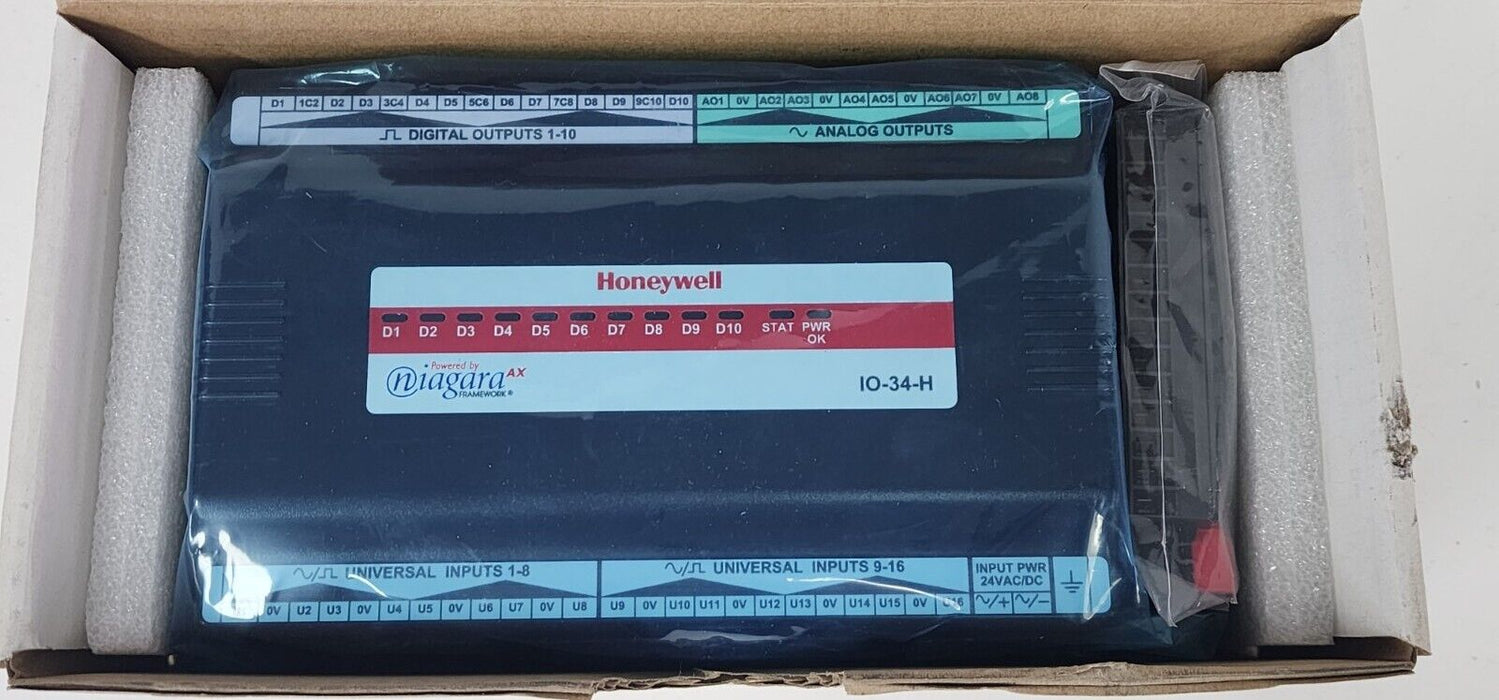 NIB HONEYWELL IO-34-H I/O MODULE T-12089 REV. 1.4