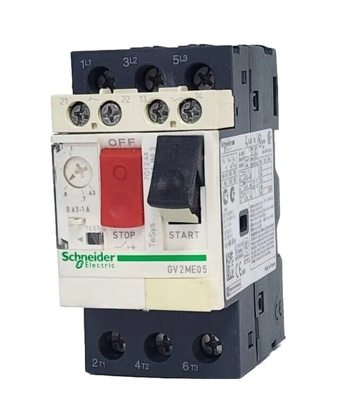 NIB SCHNEIDER ELECTRIC GV2ME05 MOTOR CIRCUIT BREAKER 0.63-1A