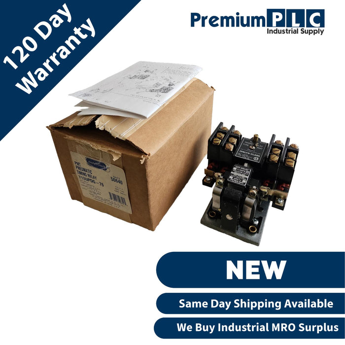 NEW JOSLYN CLARK 713UPDG-76 PMT PNEUMATIC TIMING RELAY 713UPDG76 COIL 120V