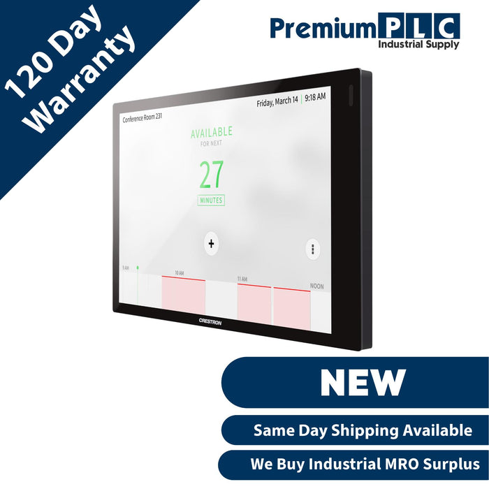 NEW CRESTRON TSW-770-B-S 7" WALL MOUNT TOUCH SCREEN, BLACK SMOOTH 6510813