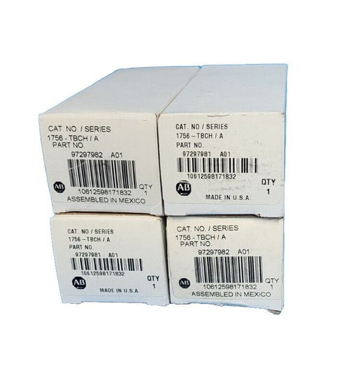 LOT OF 4 NIB ALLEN BRADLEY 1756-TBCH /A CONTROLLOGIX TERMINAL BLOCKS