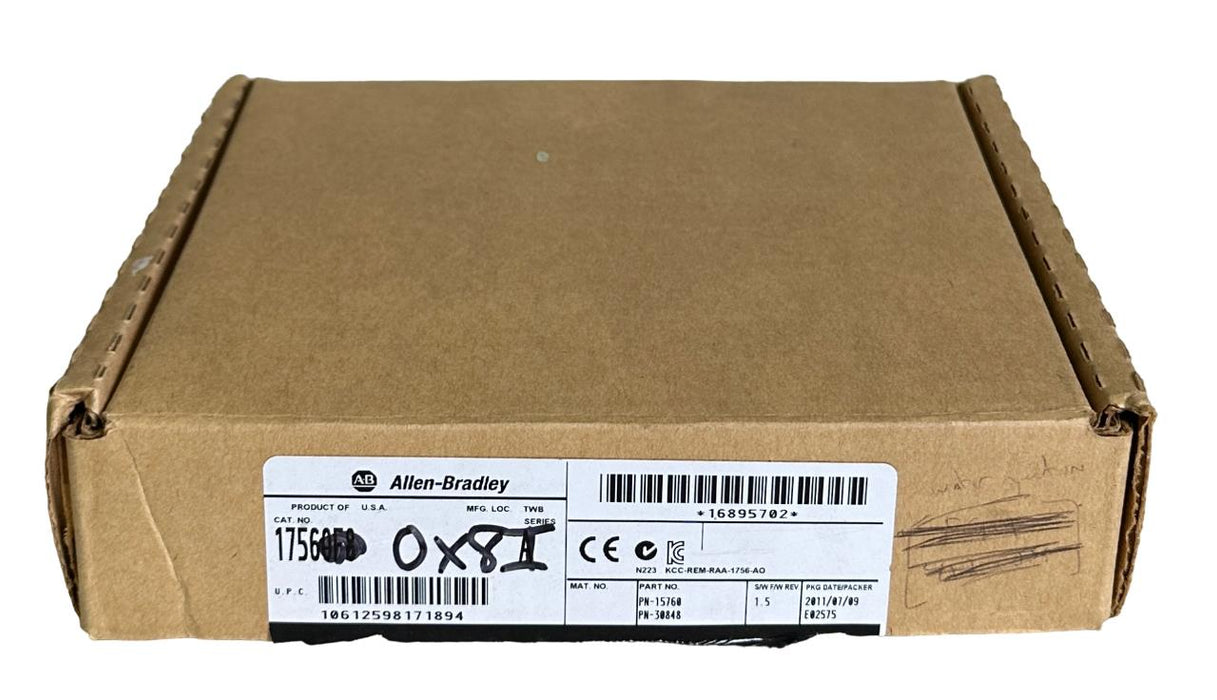 NEW ALLEN BRADLEY 1756-OX8I /A ControlLogix 8-PT RELAY ISO OUTPUT AC 1756OX8I