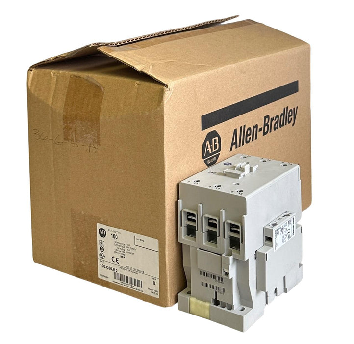 NEW ALLEN BRADLEY 100-C60J10 /B CONTACTOR 60A 24V 60Hz 3 N.O. POLES 100C60J10