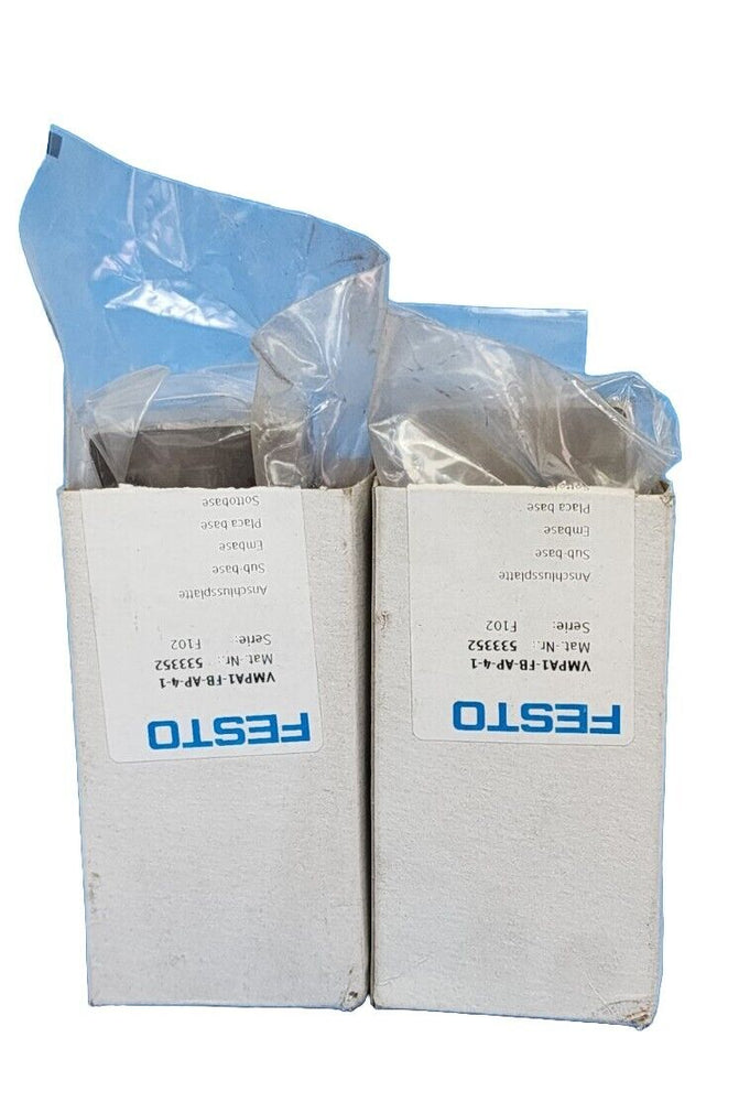 LOT OF 2 NEW FESTO VMPA1-FB-AP-4-1 MANIFOLD BLOCKS MAT.-NR. 533352