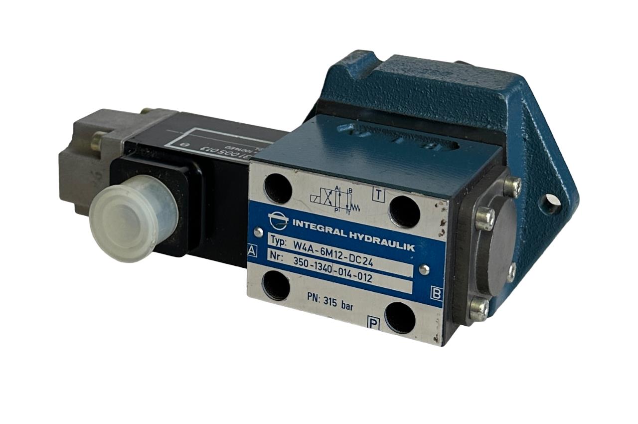 NEW INTEGRAL HYDRAULIK W4A-6M12-DC24 / 350-1340-014-012 VALVE 0831005013 COIL