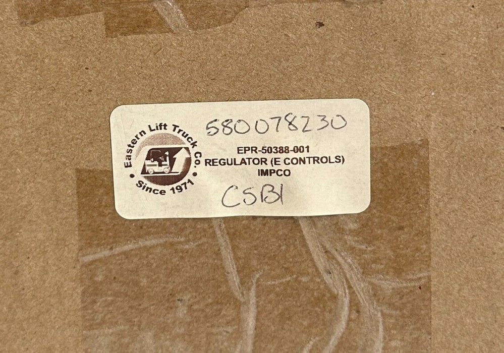 NEW SEALED ELT EPR-50388-001 / 580078230 REGULATOR (E-CONTROLS) IMPCO OEM