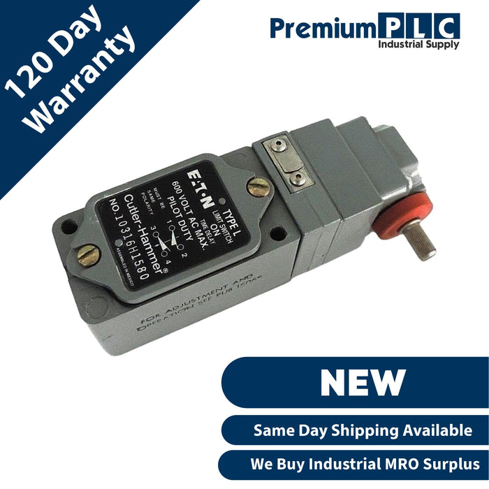 NEW EATON CUTLER-HAMMER 10316H1580 TYPE L HAZARDOUS LIMIT SWITCH 600V AC MAX.