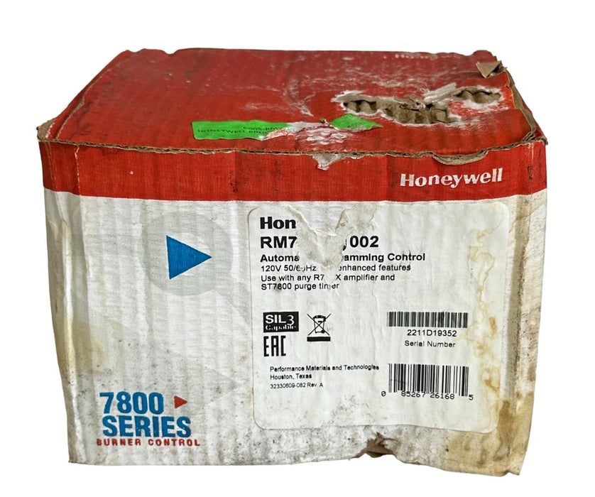NEW HONEYWELL RM7897A1002 / RM7897A-1002 ON-OFF AUTOMATIC BURNER CONTROL 120V