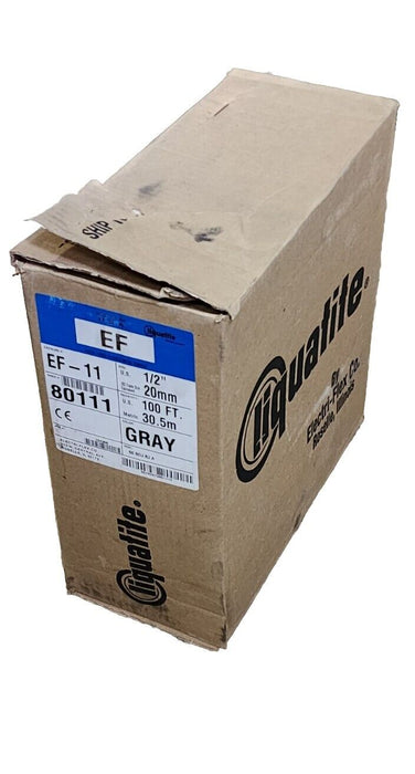 NIB LIQUATITE EF-11 CONDUIT SUNLIGHT RESISTANT 1/2'' GRAY EF11