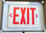 NEW HUBBELL DUAL LITE EVE4XRWE / 93075411 4X LED EMERGENCY EXIT SIGN 120/277VAC