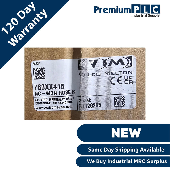 NEW VALCO MELTON 780XX415 ECOSTITCH HOT MELT RUGGED WASHDOWN HOSE 12FT 780XX198