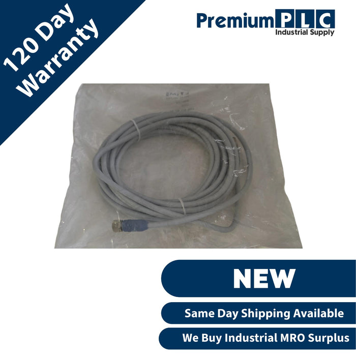 NEW VALCO MELTON / VALCO CINCINATI 030XX626 5-PIN, M12, M/F; 8M CONNECTOR CABLE