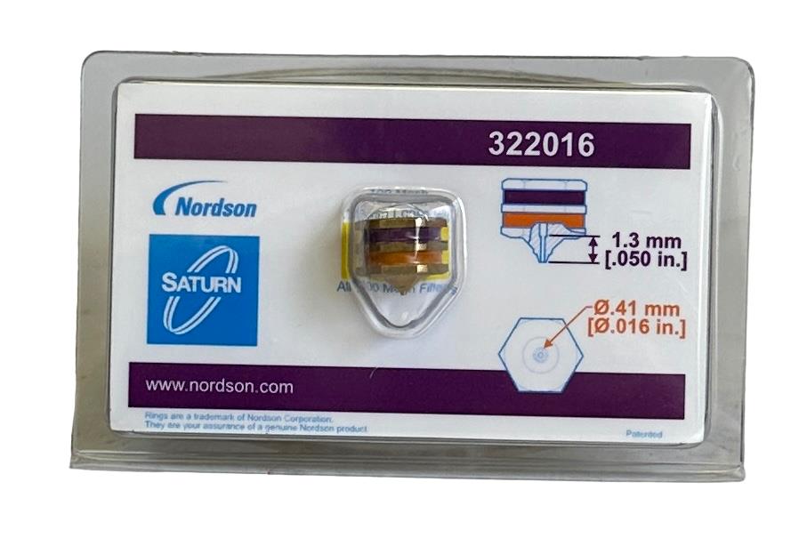 NEW NORDSON 322016 SATURN SPRAY NOZZLE 0.016'' 1.3mm NOS