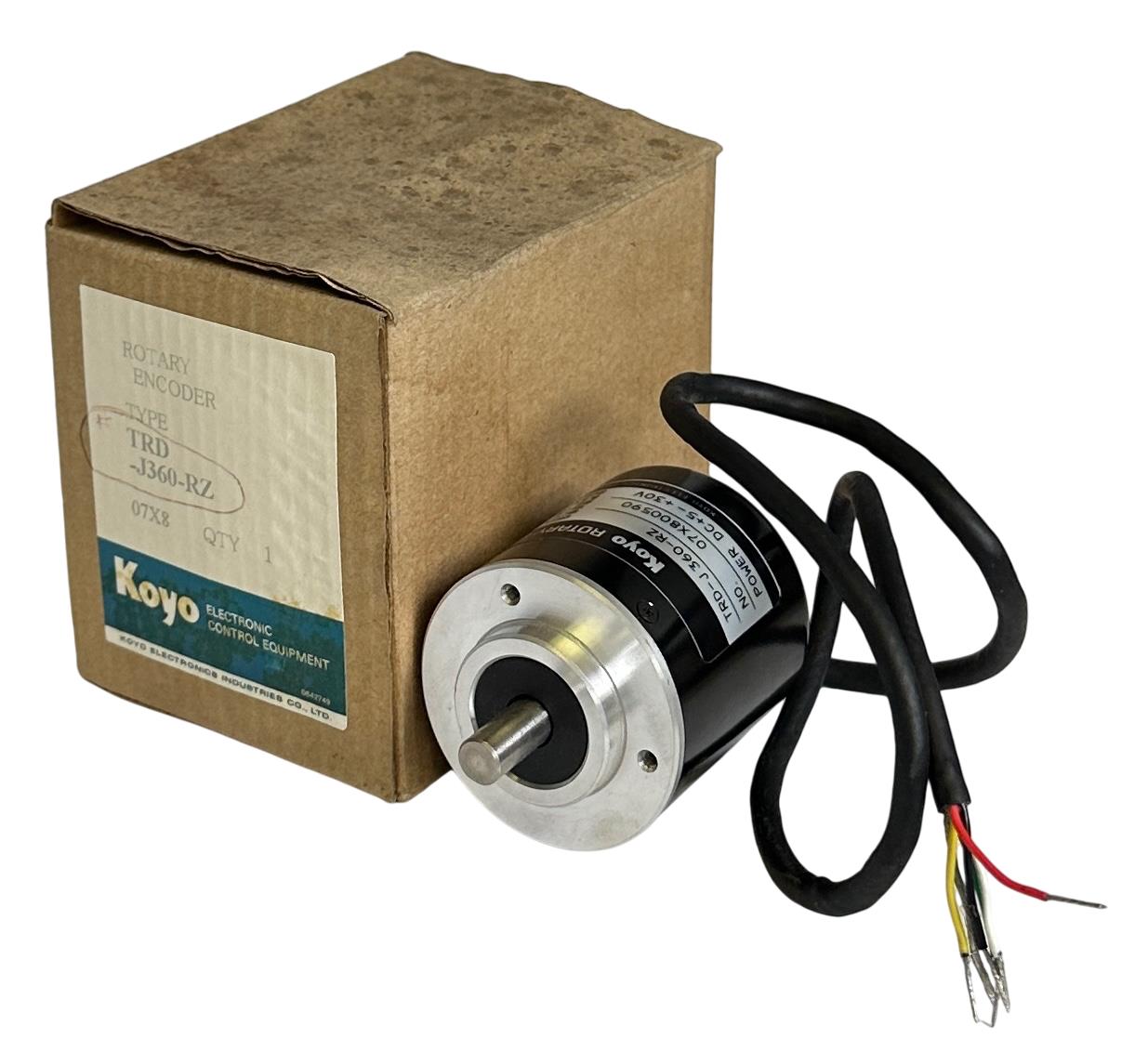 NEW KOYO ELECTRONICS TRD-J360-RZ / TRDJ360RZ ROTARY ENCODER 5-30VDC 360PPR