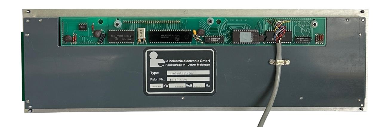 IE INDUSTRIE ELECTRONIC 10.40.5229 / 10405229 BUILT-IN KEYBOARD