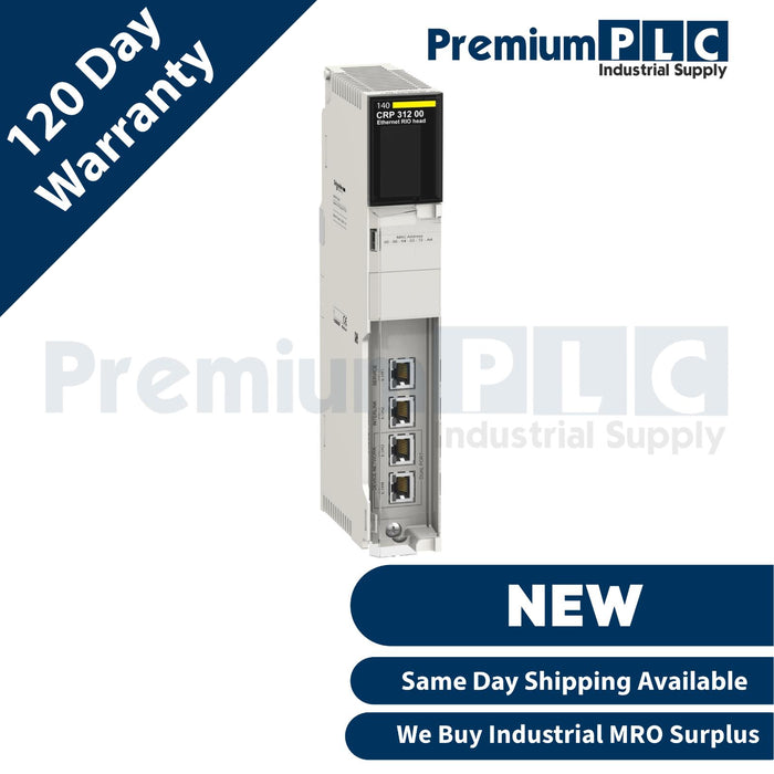 NEW SCHNEIDER ELECTRIC MODICON 140CRP31200 Quantum E/NET RIO HEAD 140-CRP-312-00