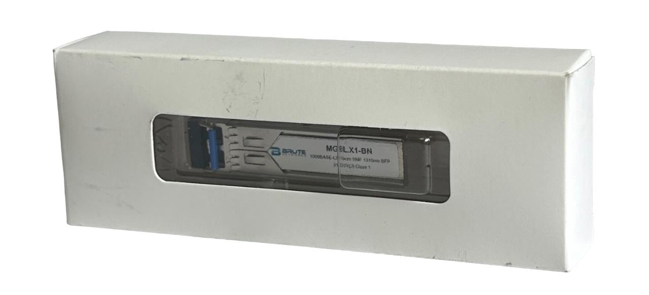 NEW BRUTE NETWORKS MGBLX1-BN / MGBLX1BN 1000BASE-LX 10km SMF 1310mm SFP