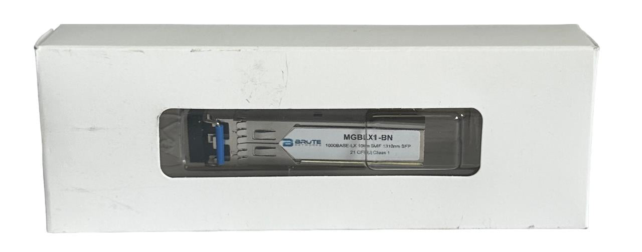 NEW BRUTE NETWORKS MGBLX1-BN / MGBLX1BN 1000BASE-LX 10km SMF 1310mm SFP