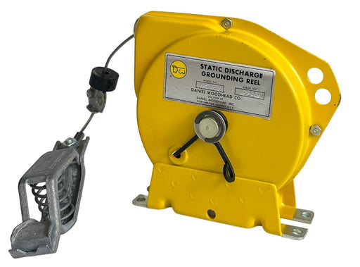 NEW DANIEL WOODHEAD 143025 STATIC DISCHARGE GROUNDING REEL 25FT CABLE NOS