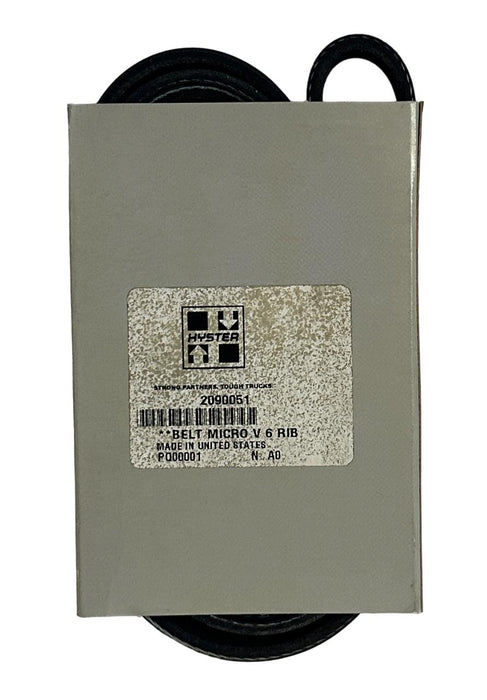 NEW HYSTER 2090051 / HY2090051 OEM MICRO V 6 RIB BELT FOR FORKLIFT